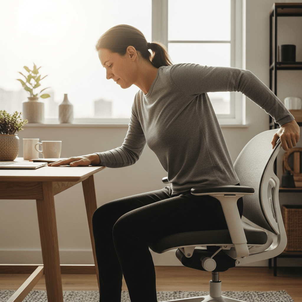 Stiffness after sitting