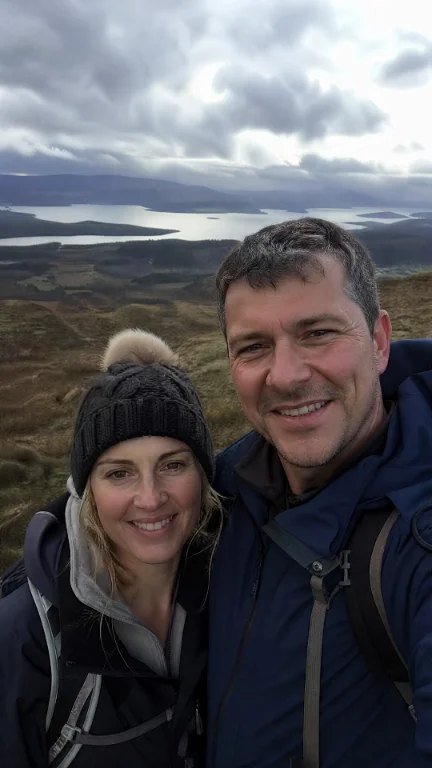 Couple on a hike